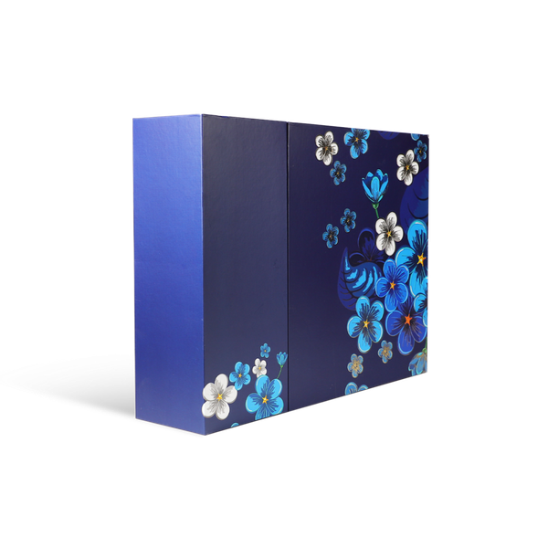 HỘP QUÀ HỌA TIẾT HOA LƯU LY