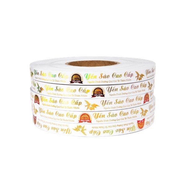 BĂNG KEO ÉP KIM YẾN SÀO CAO CẤP 7 MÀU 100M