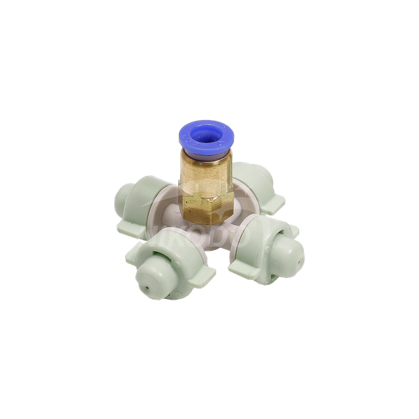 BÉC NHỰA PHUN SƯƠNG 4 ĐẦU ỐNG 8 LY