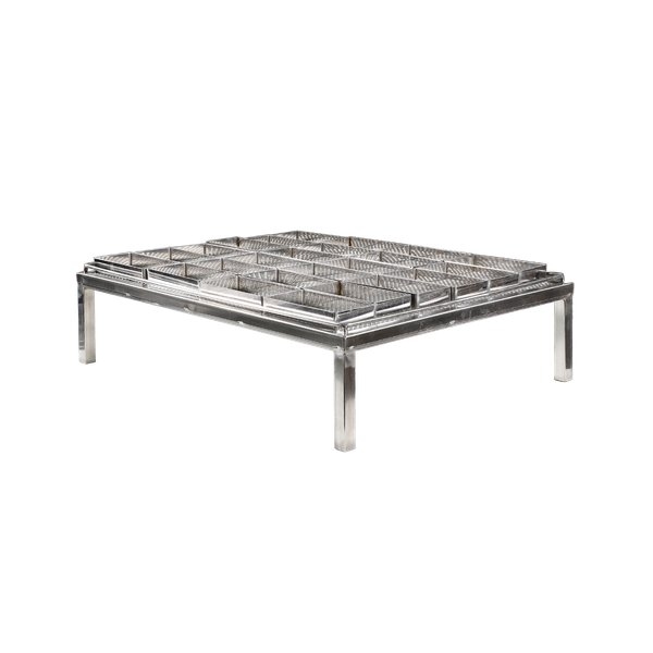 BỘ MÂM TINH CHẾ LƯỚI INOX KÈM 24 KHUÔN