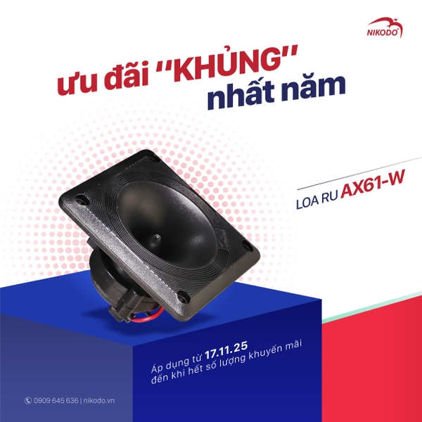 LOA NIKODO AX61 W CÓ DÂY