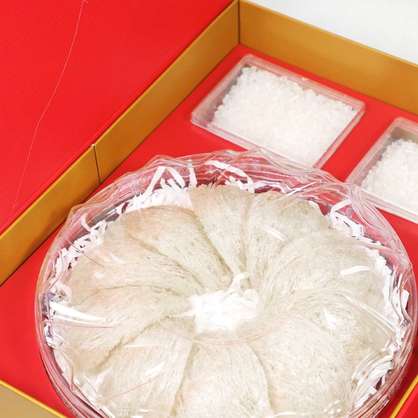 HỘP QUÀ SONG YẾN - QUAI DA