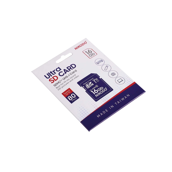 THẺ NHỚ SD NIKODO 16GB, CLASS 10