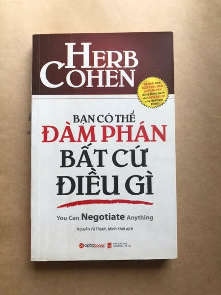 Bạn Có Thể Đàm Phán Bất Cứ Điều Gì