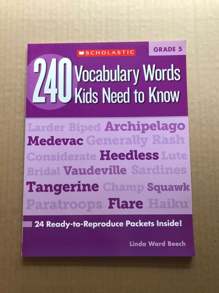 240 Vocabulary Words Kids Need To Know – Trọn bộ 6 cuốn