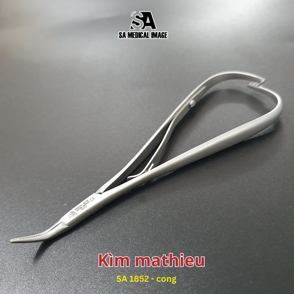 Kìm mathieu Smaha đầu thẳng/ đầu cong/ có mấu SA Medical