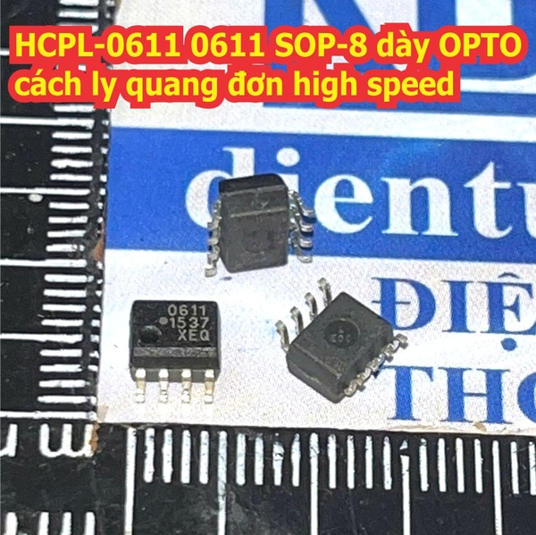 HCPL-0611 0611 SOP-8 dày OPTO cách ly quang đơn high speed kde0327