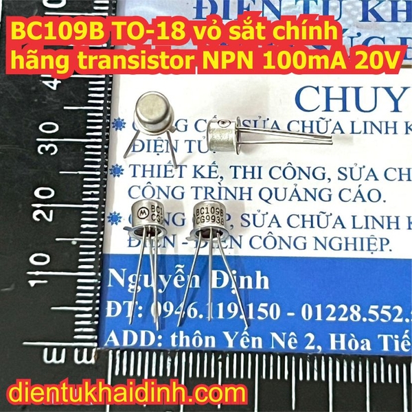 BC109B BC109 BC108B BC108 BC107B BC107 BC177B BC177 TO-18 vỏ sắt chính ...
