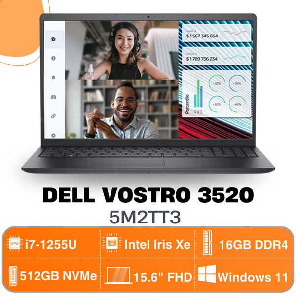Laptop Dell Vostro 15 3520-5M2TT3 (15.6