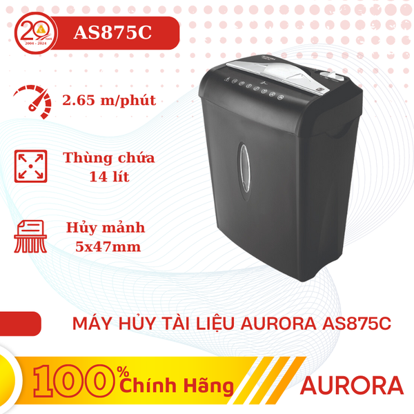 Máy Hủy Tài Liệu Aurora AS875C