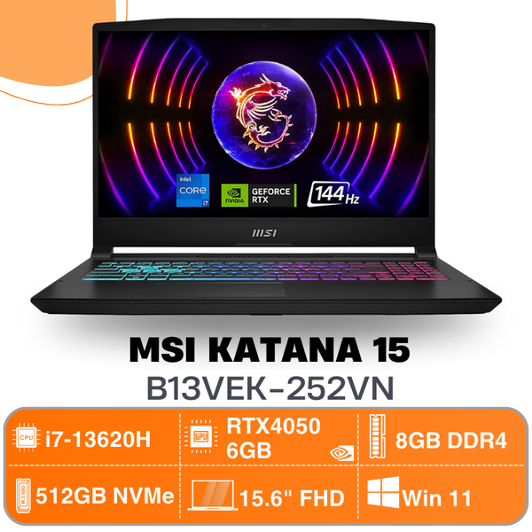 Laptop MSI Katana 15 B13VEK-252VN (15.6