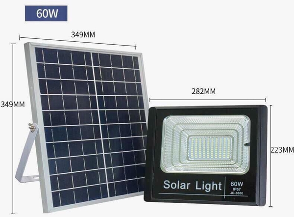 Đèn pha năng lượng mặt trời 60W