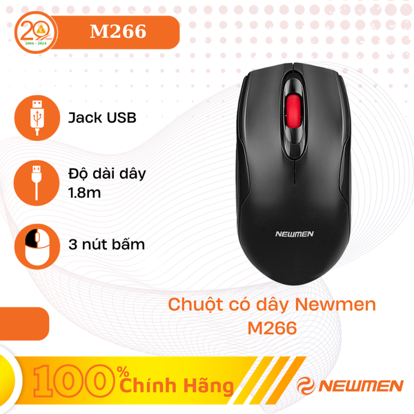 Chuột Máy Tính Có Dây Newmen M266