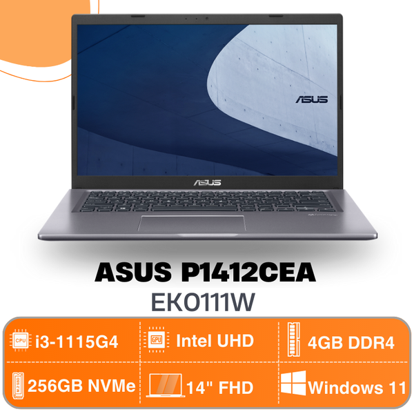 Laptop Asus ExpertBook P1412CEA-EK0111W (14