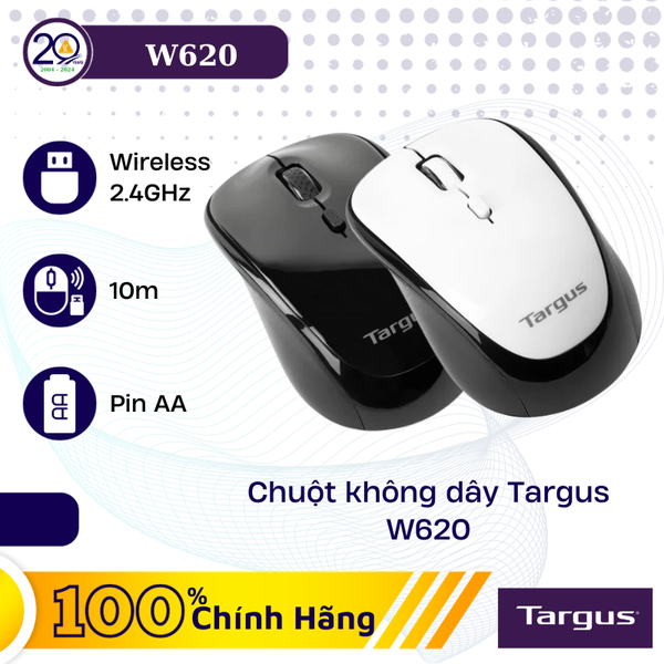 Chuột Máy Tính Không Dây Targus W620