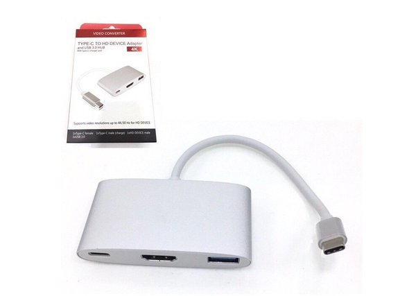 CÁP TYPE-C -> HDMI 4K + USB 3.0 OT- 9525