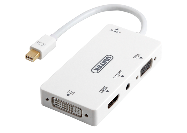 CÁP MINI DISPLAYPORT -> HDMI/DVI 24+5/VGA/AUDIO UNITEK Y-6354