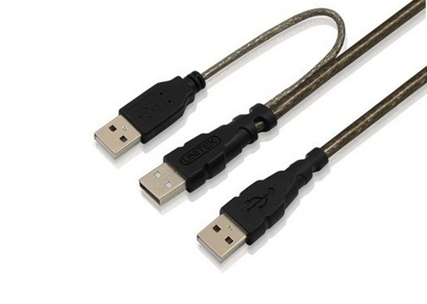 Cáp USB -> 2 đầu USB (dành cho HDD) Unitek Y-C437