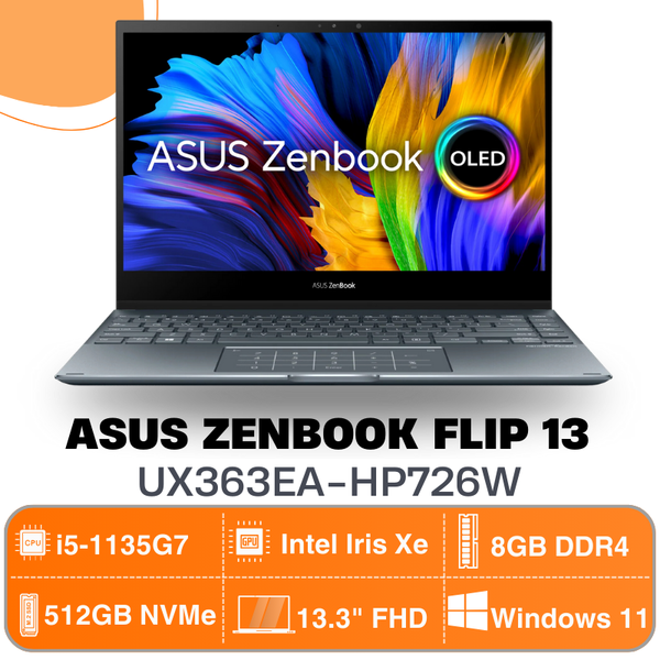 Laptop Asus Zenbook Flip 13 UX363EA-HP726W (13.3