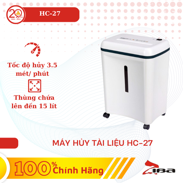 Máy Hủy Tài Liệu Ziba HC-27