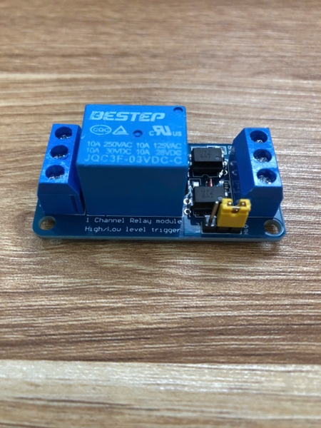 BESTEP JQC3F-03VDC-C 3V Channel Relay Module High And Low Level Trigger ...