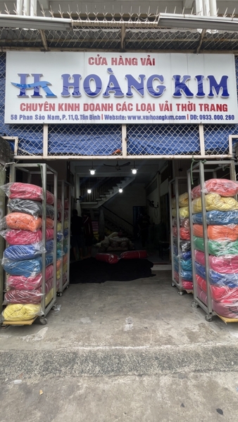 Kho vải sỉ Hoàng Kim chuyên vải cotton, vải visco, vải tici