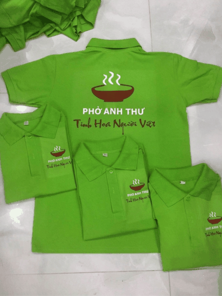 Áo đồng phục vải tici 2 chiều
