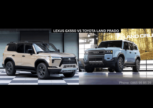 So Sánh Lexus GX550 2025 và Toyota Land Cruiser Prado 2024: SUV Nào Đáng Mua Hơn?