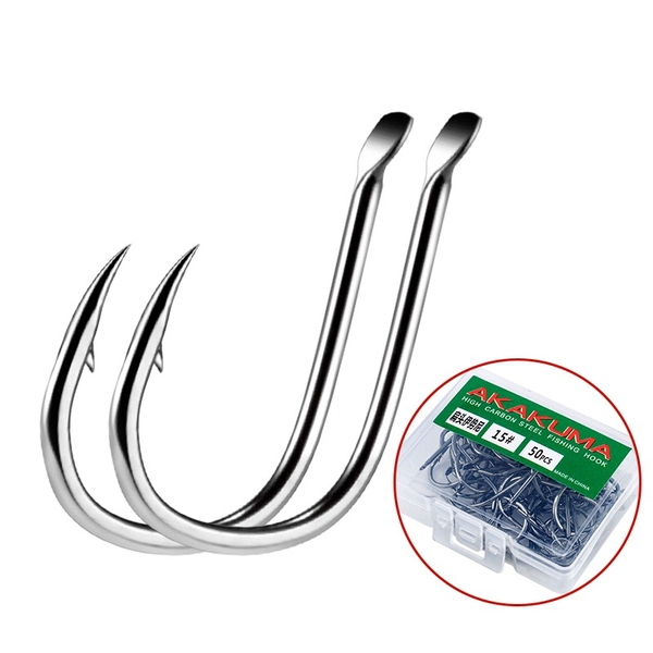 Hộp 100 Lưỡi Câu Bằng Thép Cacbon