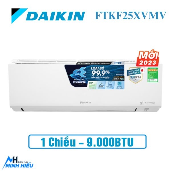 Điều hòa Daikin 9000 BTU 1 chiều FTKF25XVMV giá rẻ chính hãng 2023