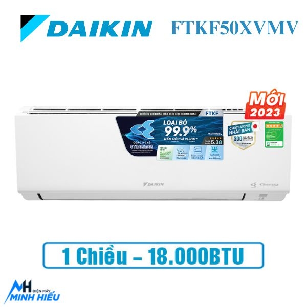 Điều hòa Daikin 18000 BTU 1 chiều FTKF50XVMV giá rẻ chính hãng 2023