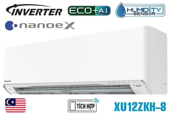 Điều hòa Panasonic inverter 1 chiều 12000BTU XU12ZKH-8