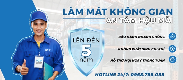 Máy làm mát ICT vỏ nhựa