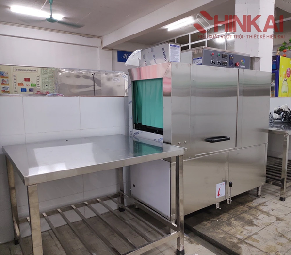 Máy rửa bát băng chuyền Dolphin DRC-1e