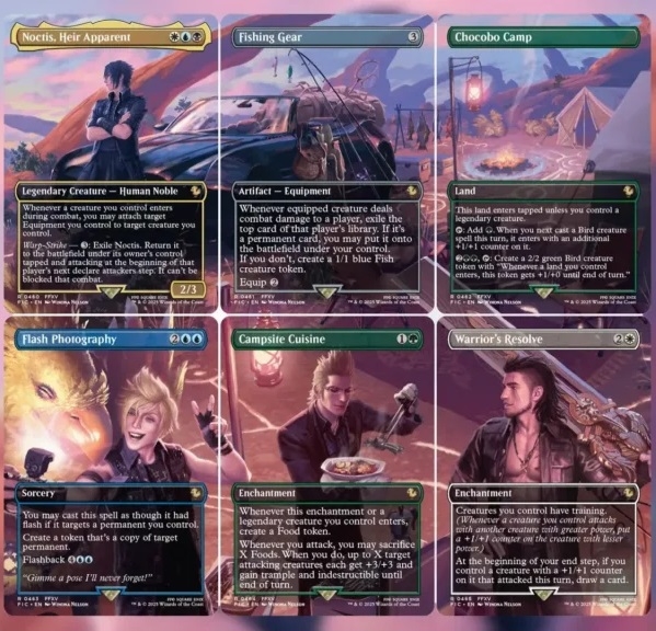 Magic the Gathering - Final Fantasy Holiday - Camp Comrades Scene Box