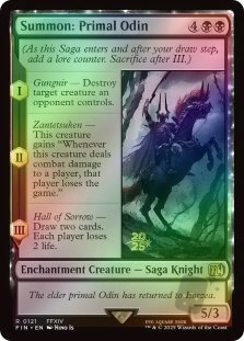 Summon: Primal Odin [FINAL FANTASY Prerelease Promo]