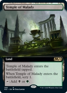 Magic: The Gathering - Core Set 2021 - Temple of Malady (388)