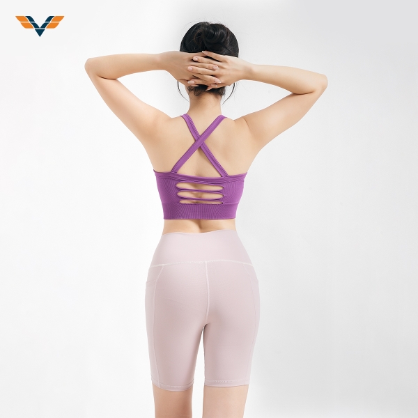 Quần đùi nữ tập gym yoga KA6