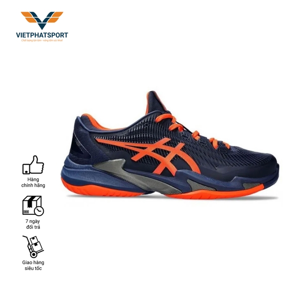 Giày Asics Court FF3 Xanh/cam chính hãng