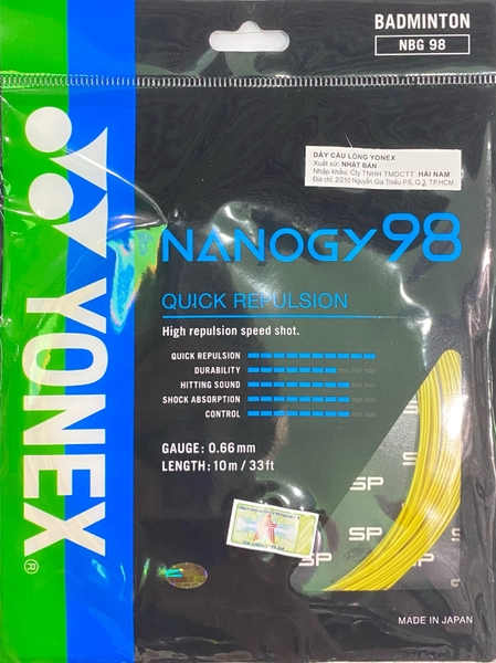Dây đan vợt YN Nanogy98