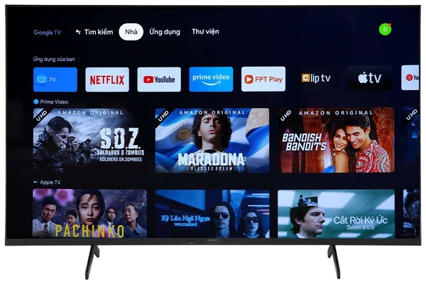 Google Tivi Sony 4K 50 inch KD-50X80K - Chính hãng