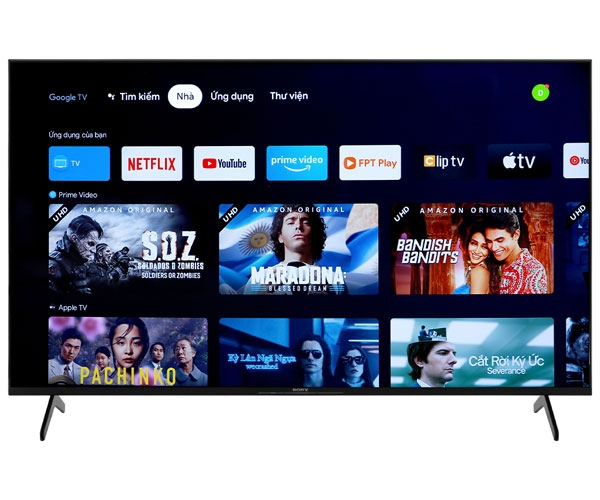 Google Tivi Sony 4K 55 inch KD-55X85K - Chính hãng