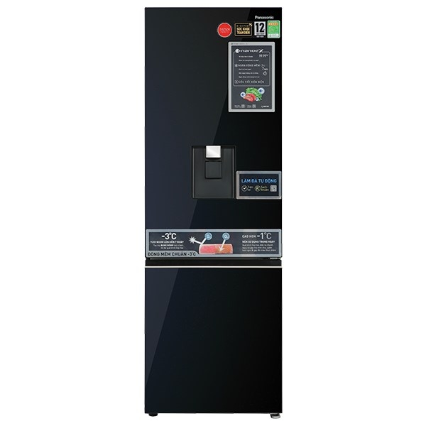 Tủ lạnh Panasonic NR-BV361WGKV Inverter 325 lít - Chính hãng
