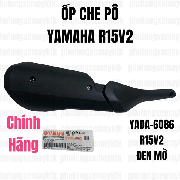YADA-6086-R15V2 CHE PÔ ĐEN MỜ cpch-[Yamaha]