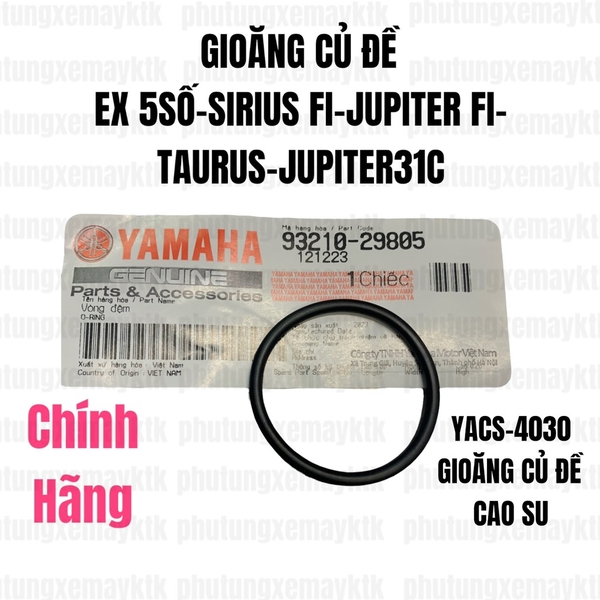 YACS-4030-Gioăng củ đề Ex 5số-Sirius fi-Jupiter fi-Taurus-Jupiter31C phụ tùng phụ kiện xe máy-[Yamaha]