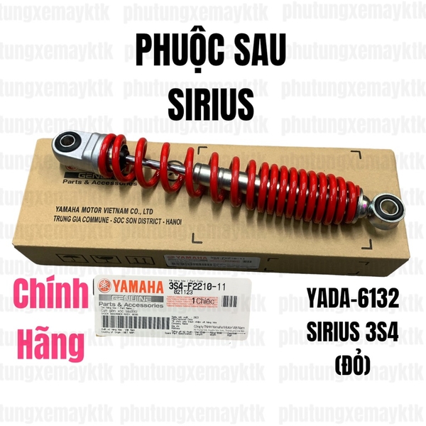 YADA-6132-Sirius 3S4-Phuộc sau(Đỏ)-[Yamaha]