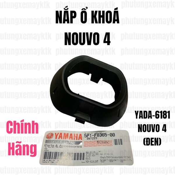 YADA-6181-Nouvo 4-Nắp ổ khoá(Đen) Phụ tùng phụ kiện xe máy-[Yamaha]