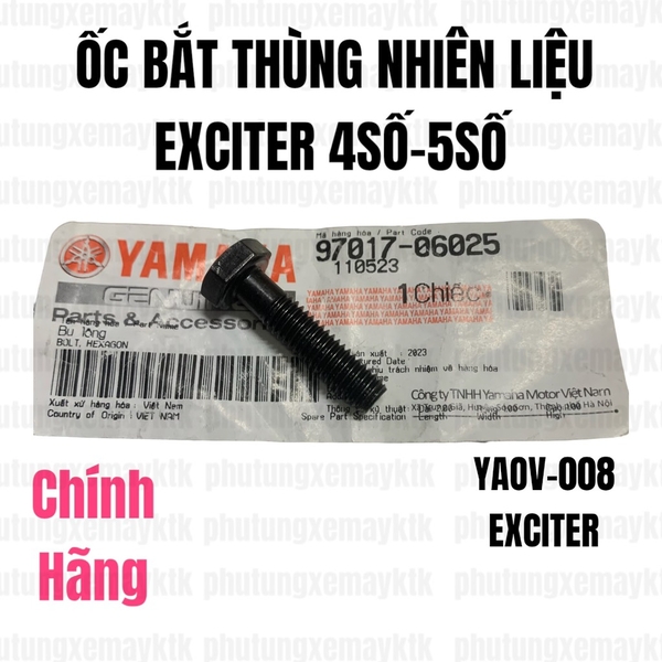 YAOV-008-Exciter 4số-5số-Ốc bắt thùng nhiên liệu Phụ tùng phụ kiện xe máy-[Yamaha]