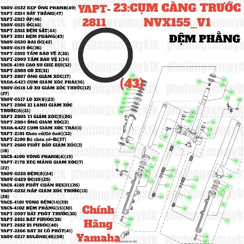 [NVX155_V1][23:CỤM CÀNG TRƯỚC] YAPT-2811 ĐỆM PHẰNG NVX155_V1 (43)