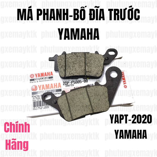[Chính hãng Yamaha]YAPT-2020-Má phanh-Bố đĩa trước-Ex150-Janus-Grande-SiFi-Si thường-Nouvo 4-5-6